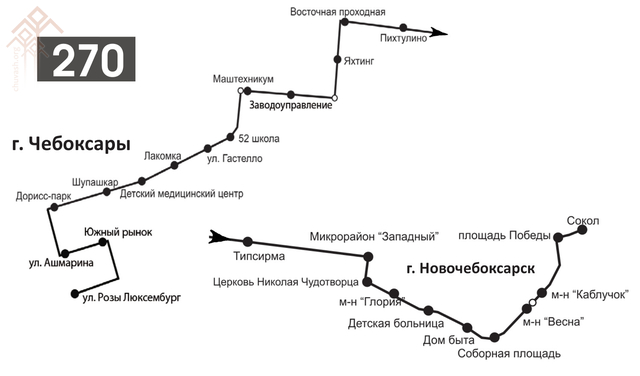 4 маршрут чебоксары
