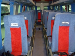 «Iveco» маркӑллӑ автобус салонӗ